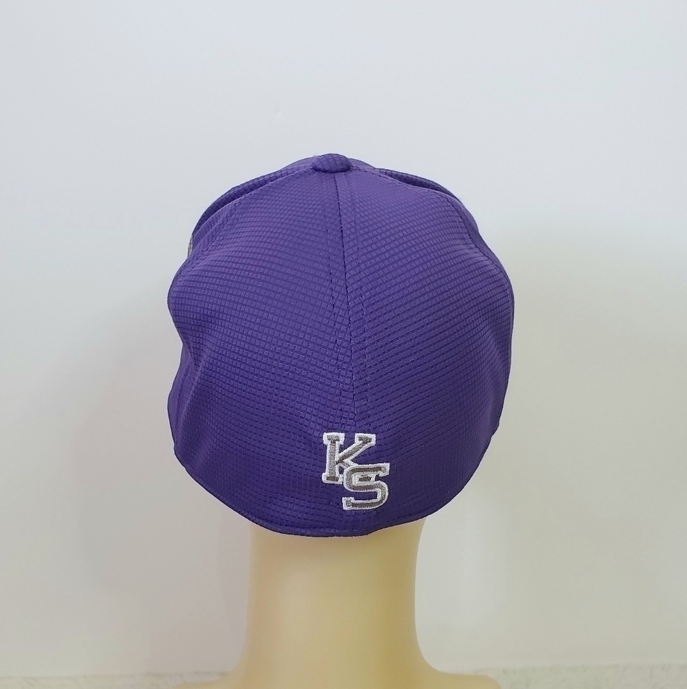 KANSAS State K-State Purple Baseball Hat Cap Top Of The World - Picture 7 of 12